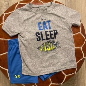 Under Armour 24 Mo Shirt + Short Set 🐟